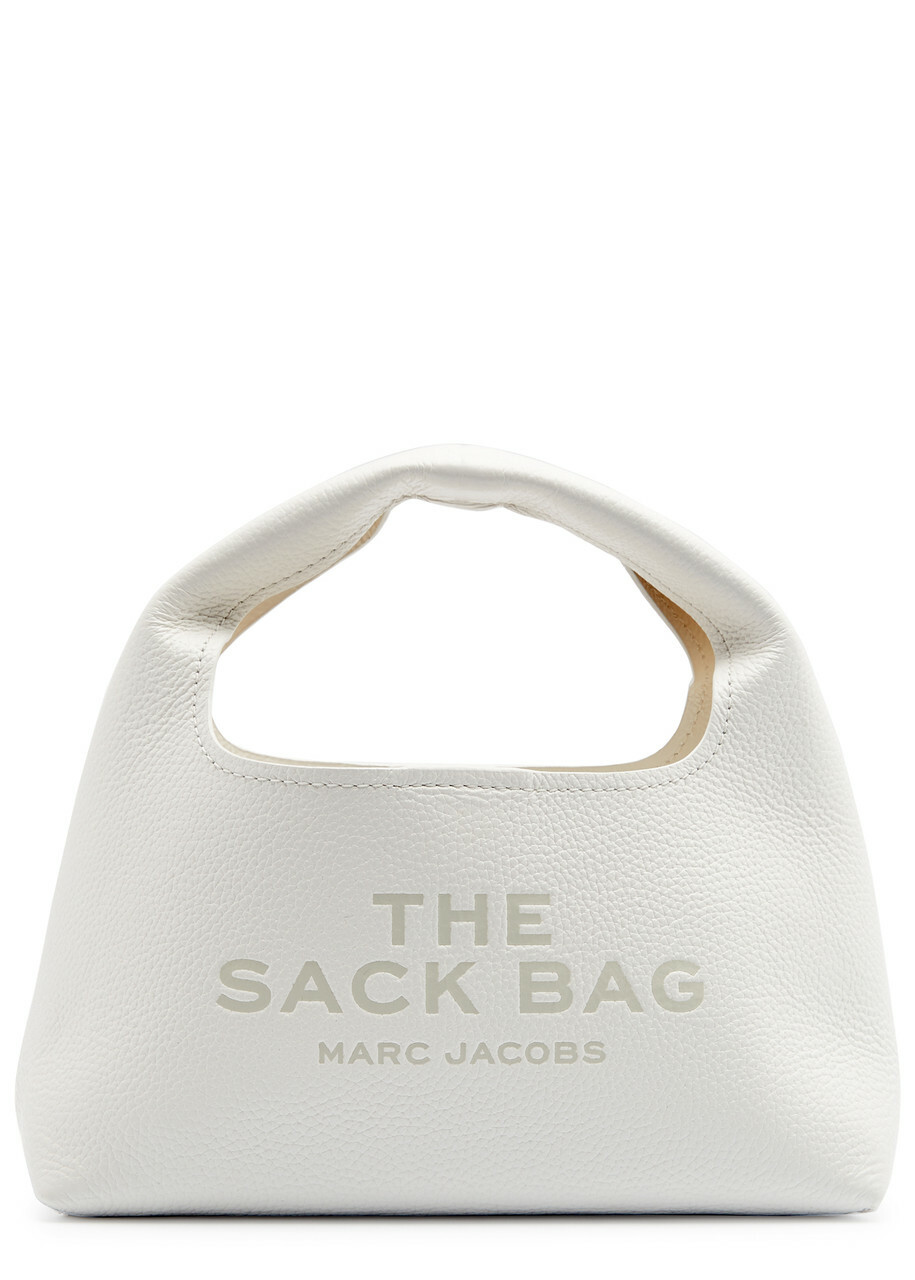 Marc Jacobs The Sack Mini Leather top Handle bag - White - One