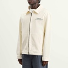 END. x Palmes Men's Lawn Zip Jacket in Off-White