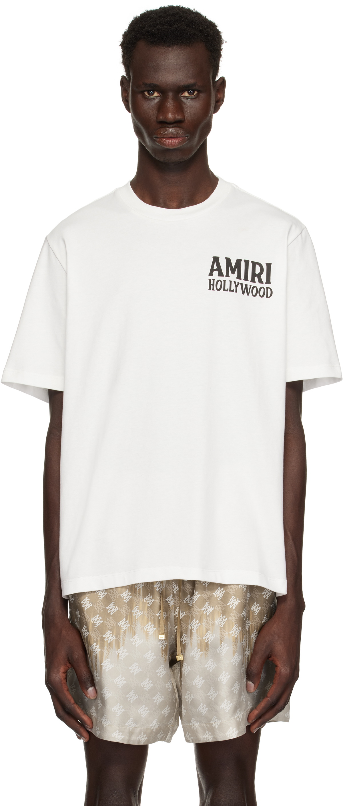 AMIRI White 'Amiri' Jazz Wolf T-shirt Amiri