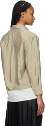UMBER POSTPAST Green Paneled Shirt
