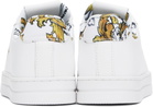 Versace Jeans Couture White Court 88 Sneakers