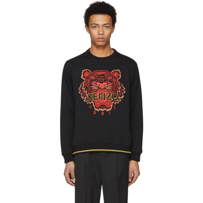 Photo: Kenzo Black Chinese New Year Tiger Sweatshirt 