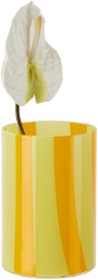 SUNNEI Yellow & Orange Murano Glass Vase