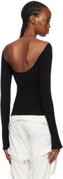 Courrèges Black Low Back Sweater