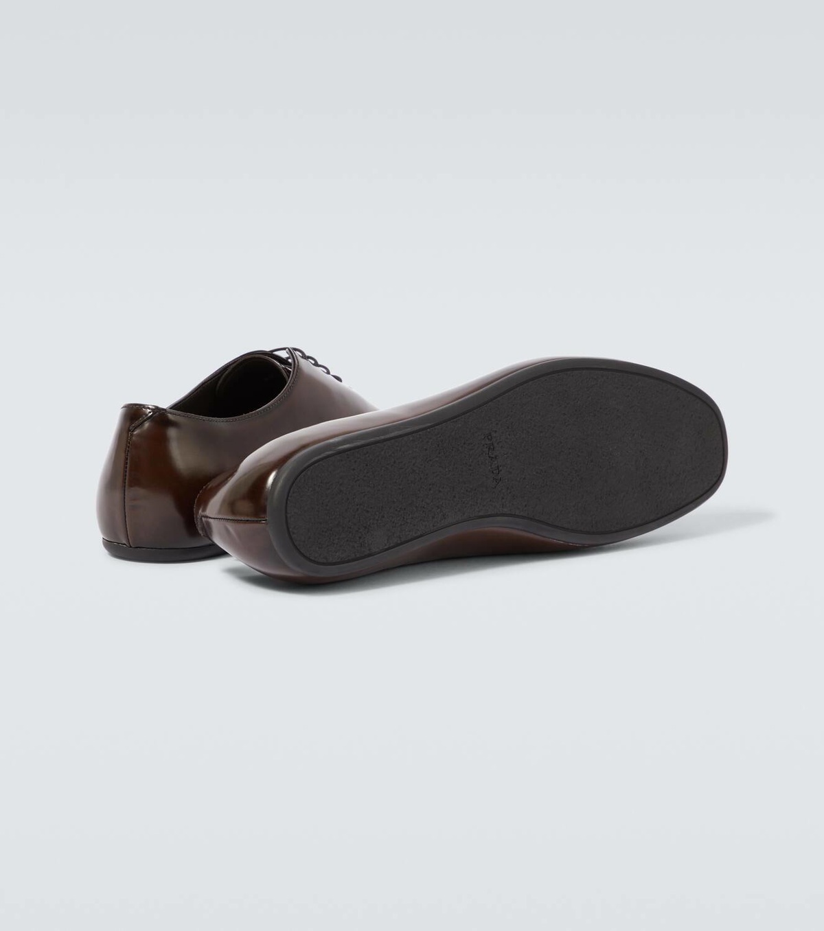 Prada Brushed leather Oxford shoes