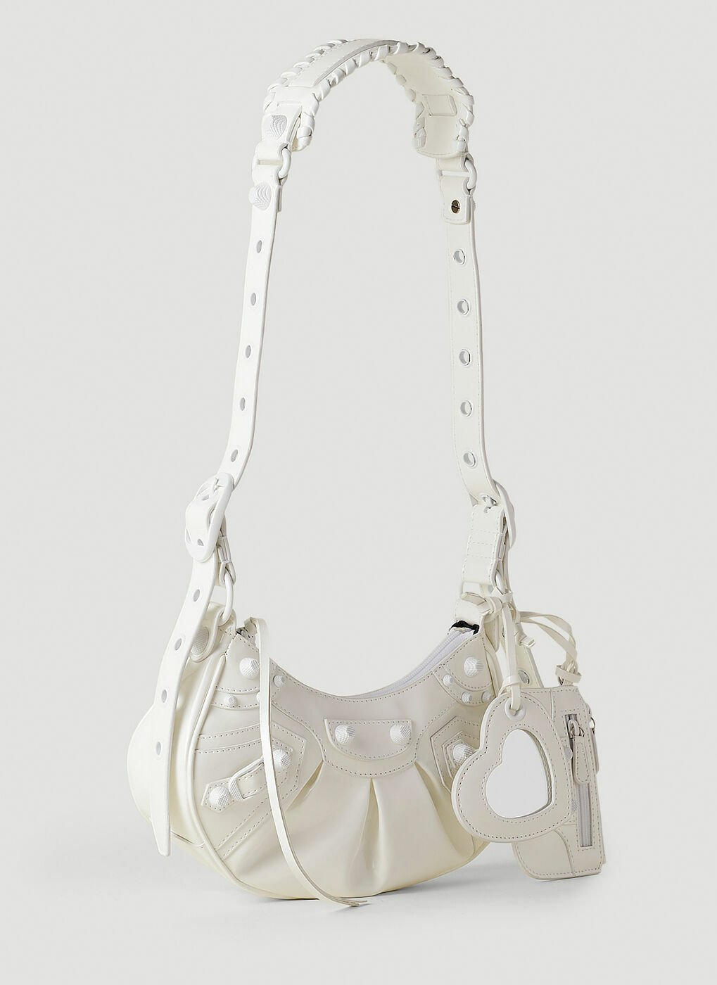 Balenciaga - Le Cagole XS Shoulder Bag in White Balenciaga