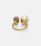 McQueen Skull embellished ring