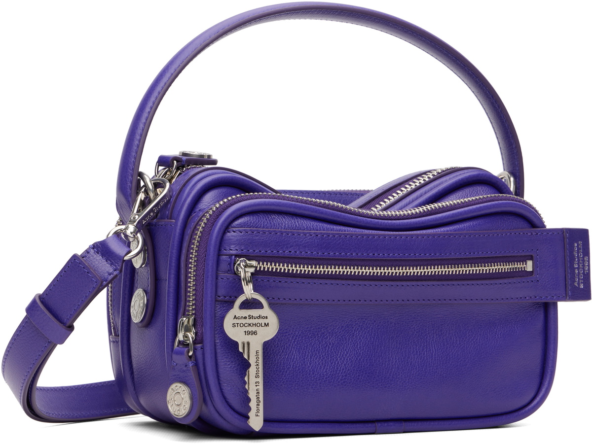 Acne Studios Purple Camero Kit Crossbody Bag