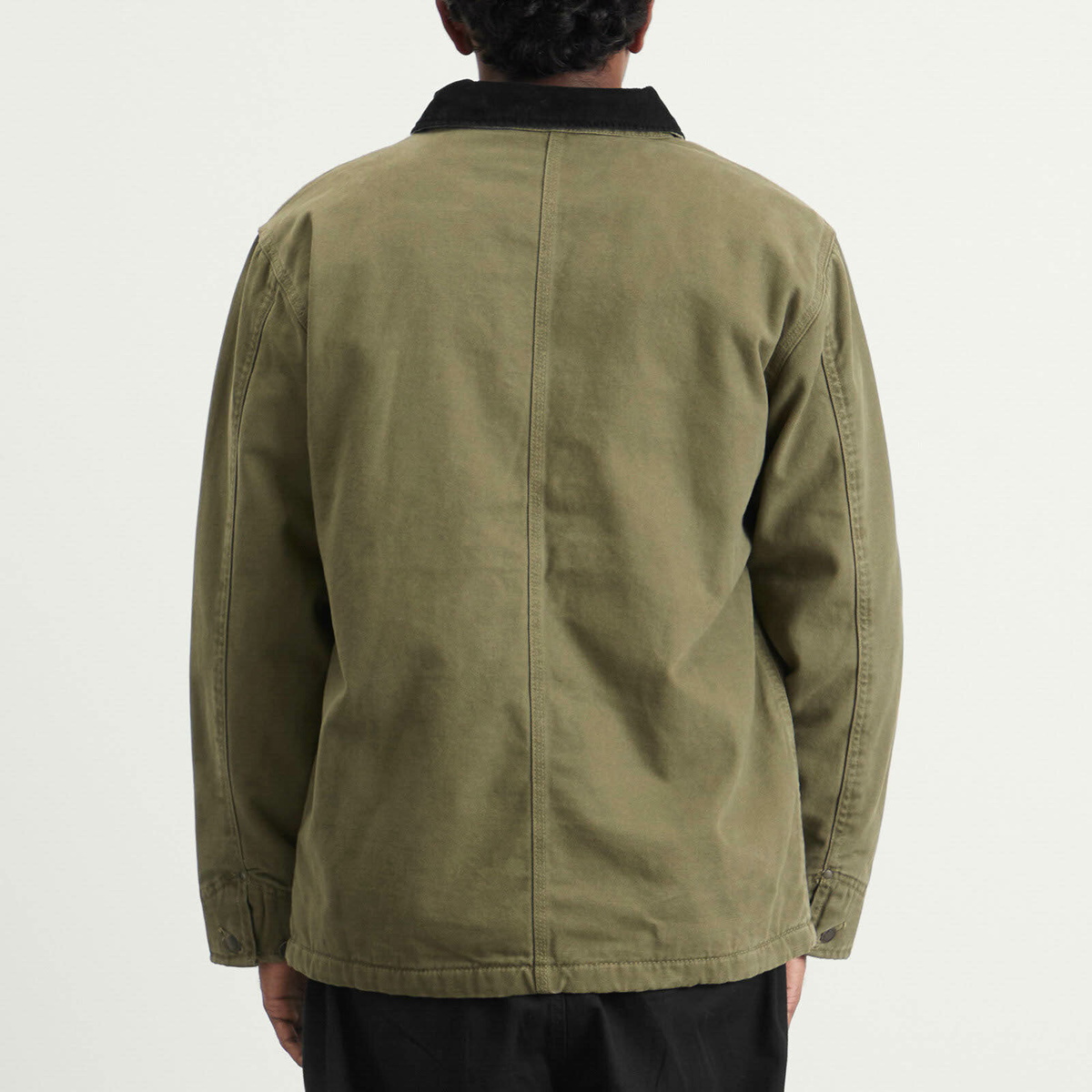Dickies Men's Lined Canvas Chore Jacket in Military Green