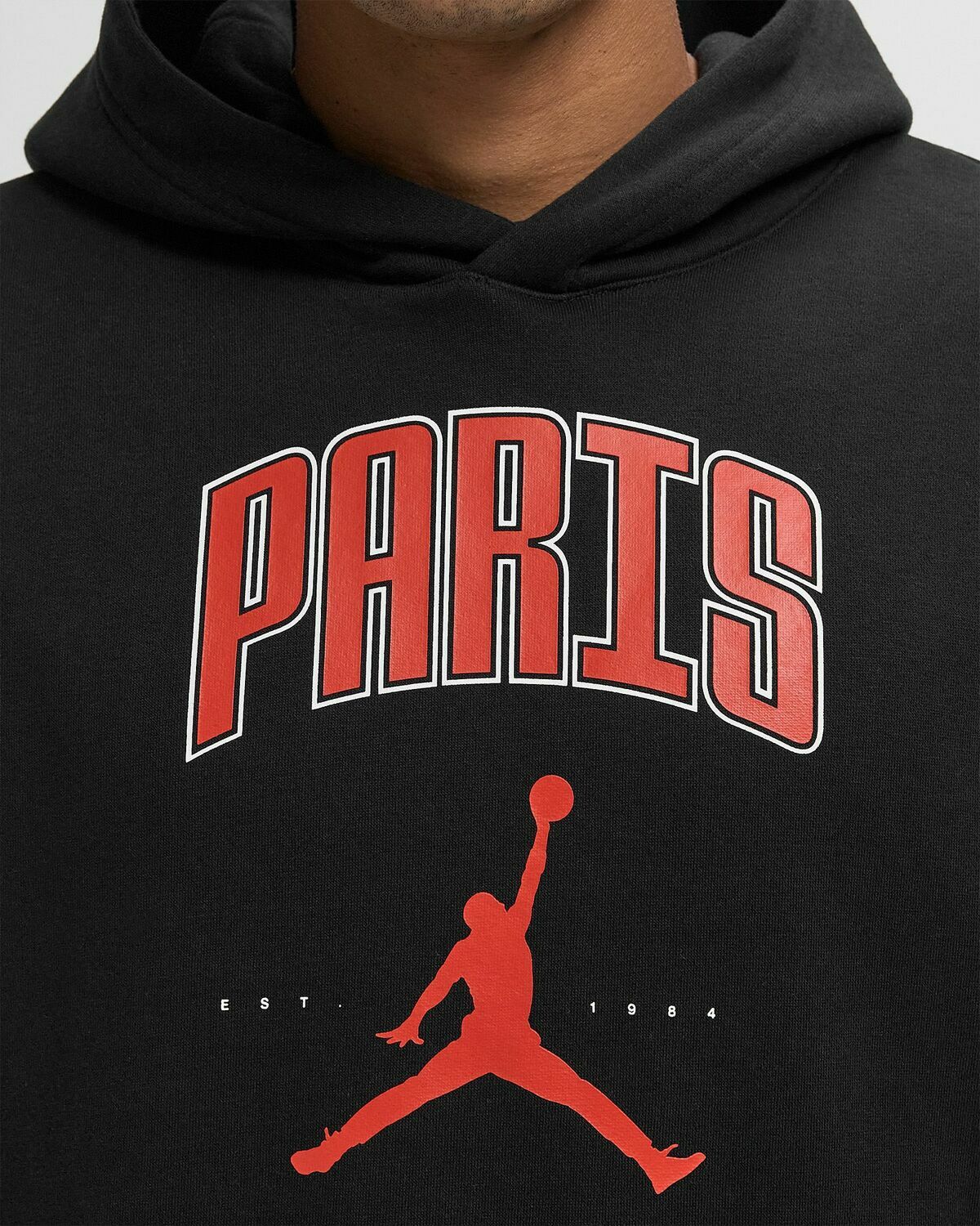 Jordan PARIS CITY HBR FLC PO Black Mens Hoody