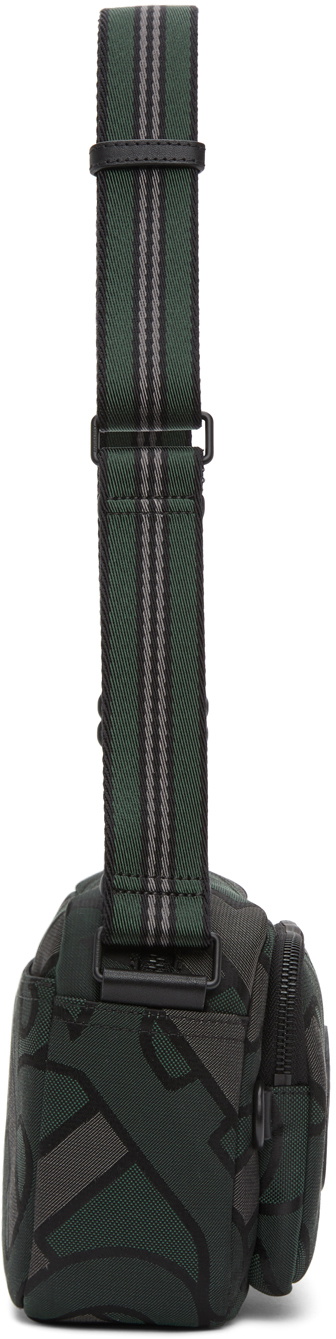 Burberry Green Recycled Polyester Monogram Crossbody Bag