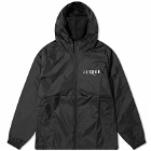 Air Jordan Men's Essential Woven Jacket in Black/Black/Dk Smoke Grey