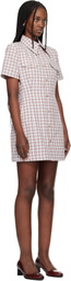 WILLY CHAVARRIA Red & White Chavela Minidress
