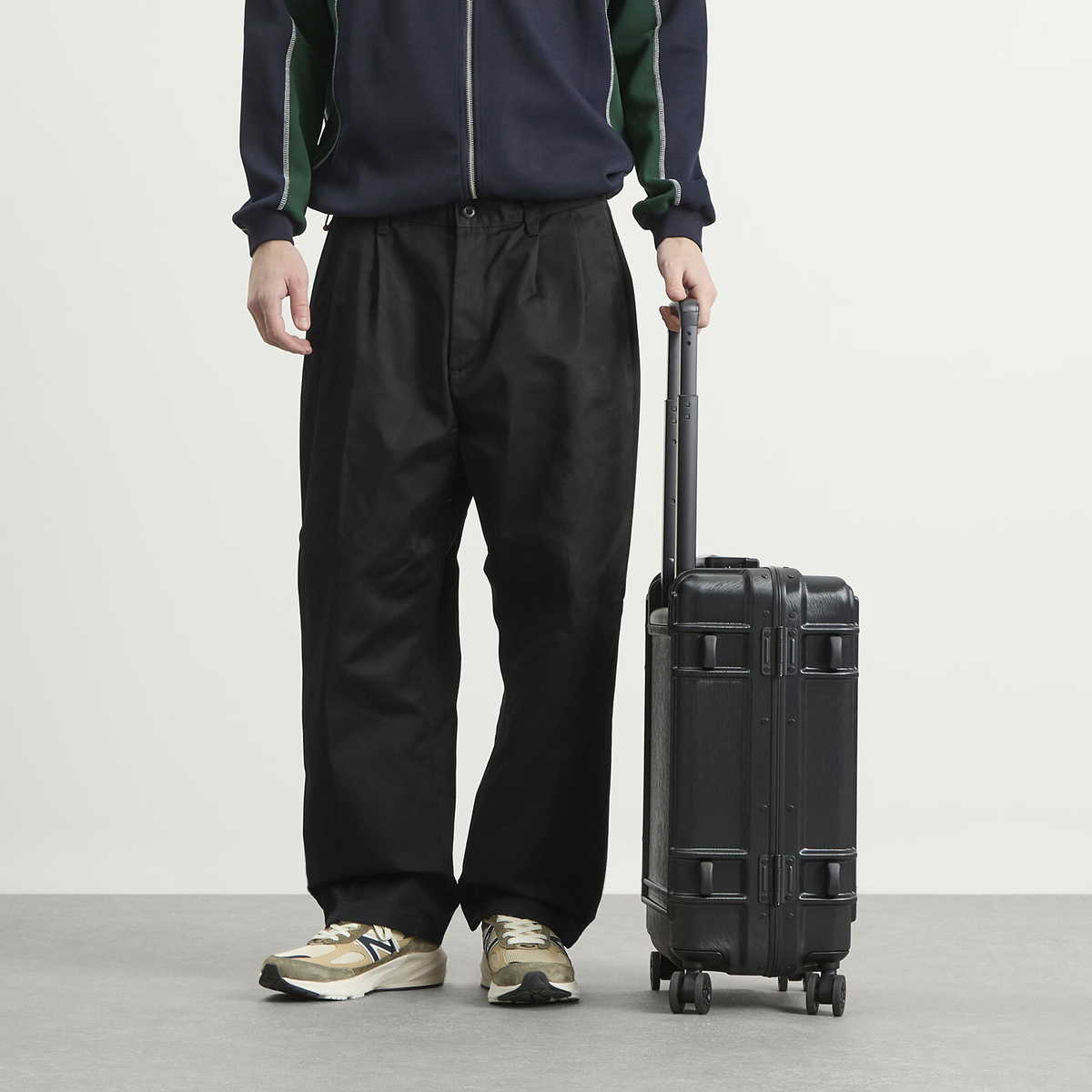Eastpak Resist'r Luggage Case - Small in Brushed Black 