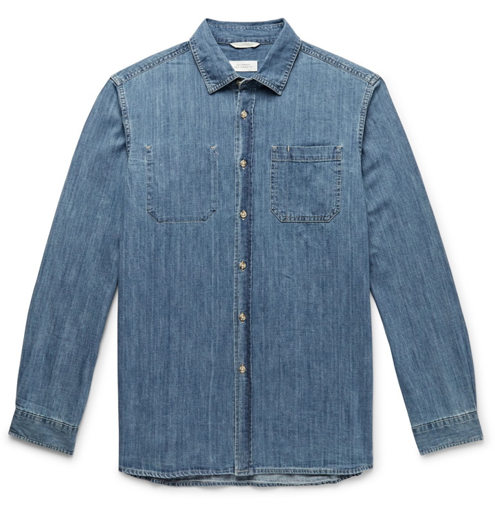 Photo: Saturdays NYC - Kenmare Denim Shirt - Blue