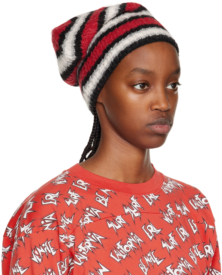 ERL Red Striped Beanie ERL