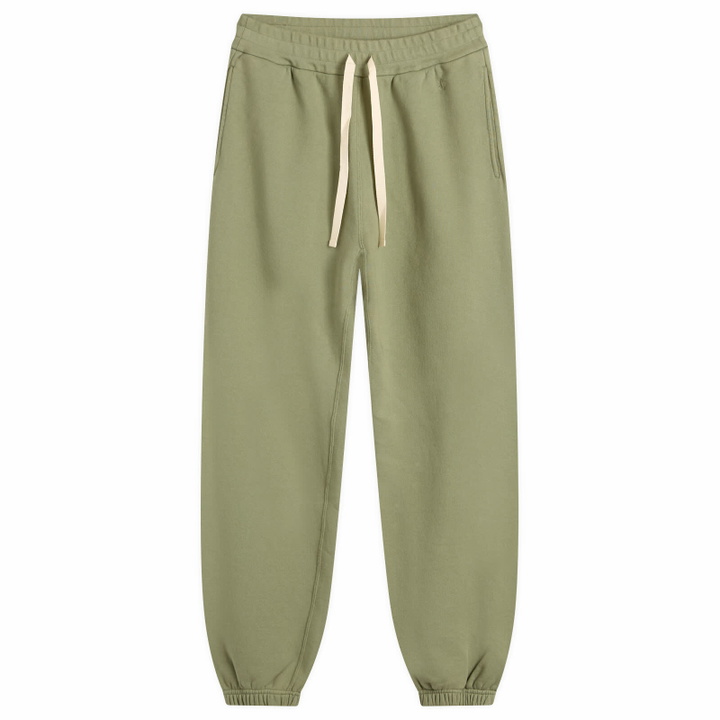 Photo: Jil Sander+ Men's Ribbed Waistband Sweat Pants in Slate Green