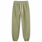 Jil Sander+ Men's Ribbed Waistband Sweat Pants in Slate Green