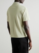 LOEWE - Logo-Embroidered Cotton-Piqué Polo Shirt - Green