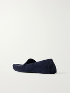 Mr P. - Suede Slippers - Blue