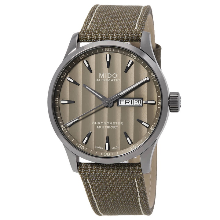 Photo: Mido Multifort Automatic Chronometer Grey Dial Mens Watch M0384313709100