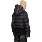 Rick Owens Black Tower Hooded Jacket