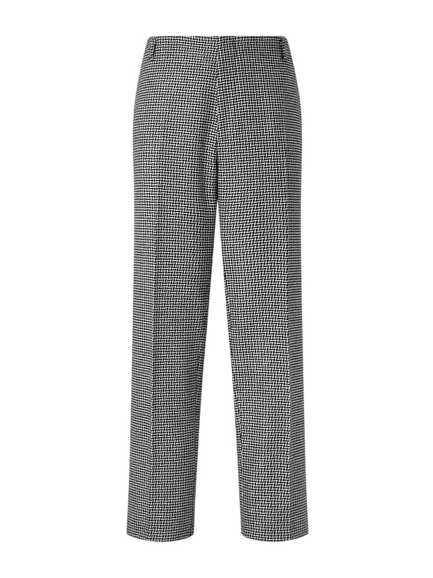 Photo: TOM FORD - Straight-Leg Sequin-Detailed Houndstooth Wool-Blend Suit Trousers - Black