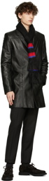 Saint Laurent Black Long Leather Jacket