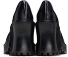 Nicole Saldaña Black Hannah Platform Heels