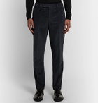 Paul Smith - Midnight-Blue Soho Slim-Fit Cotton and Cashmere-Blend Corduroy Suit Trousers - Blue