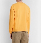Human Made - Logo-Print Cotton-Jersey T-Shirt - Yellow