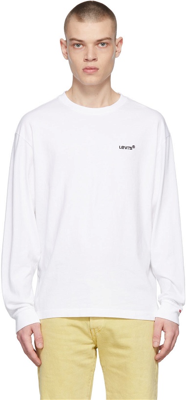 Photo: Levi's White Red Tab Vintage Long Sleeve T-Shirt