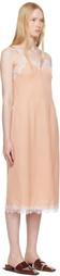 Carven Pink Lingerie Midi Dress