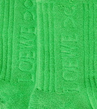 Loewe x On logo jacquard cotton terry socks