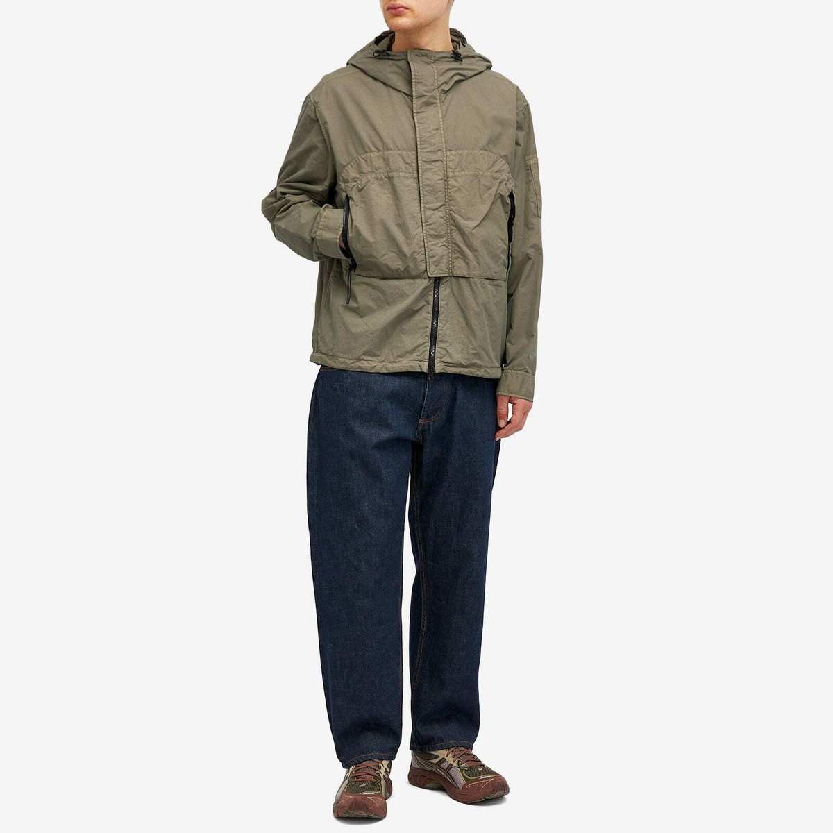 C.P.COMPANY FLATT NYLON Hooded OVERSHIRT