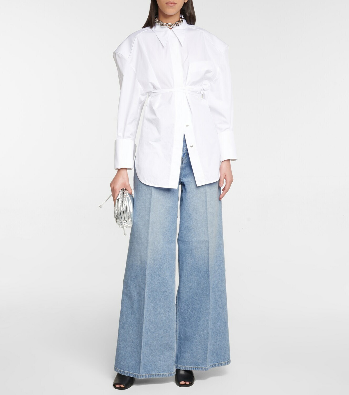 Petar Petrov Wide-leg high-rise jeans