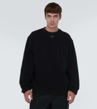 Prada Logo cotton sweatshirt