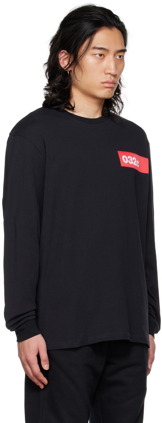 032c Black Taped Long Sleeve T-Shirt