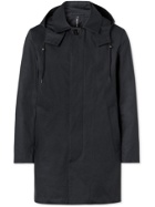 MACKINTOSH - Cambridge Bonded Cotton Hooded Trench Coat - Black