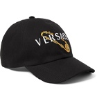 Versace - Logo-Embroidered Twill Baseball Cap - Black