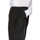 D.Gnak by Kang.D Black Scotch Piping Trousers