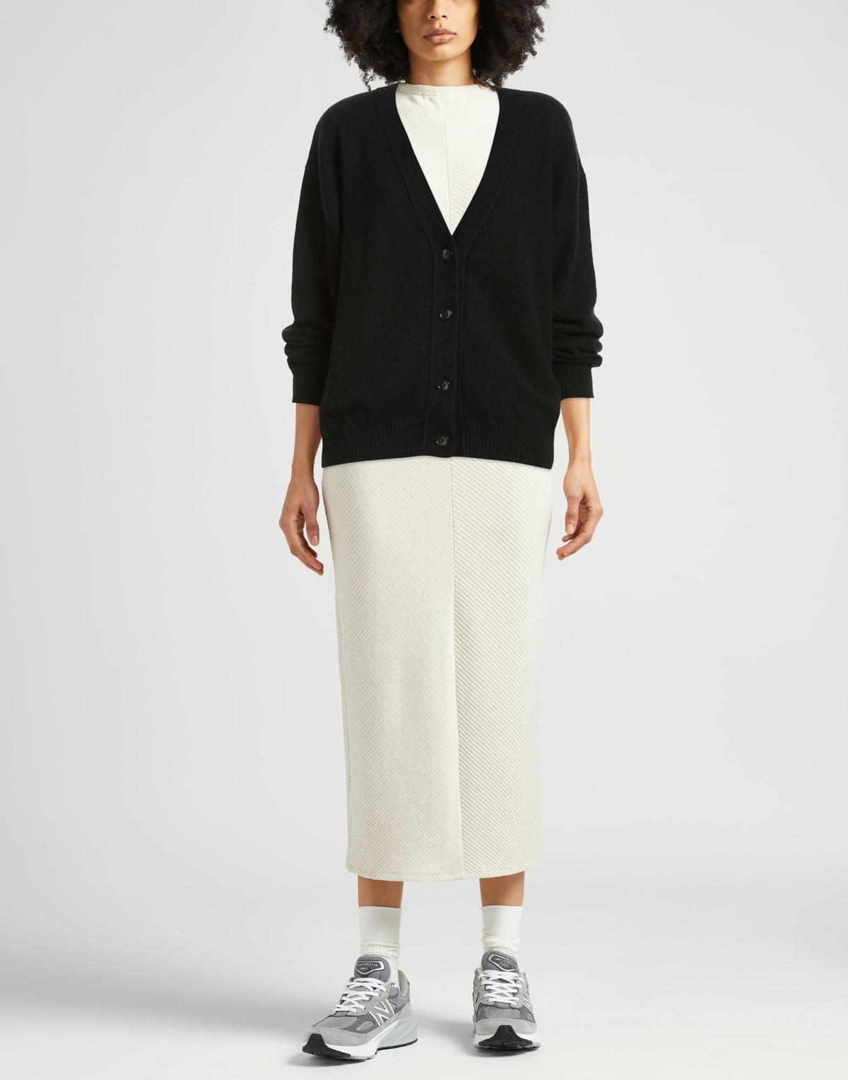 Laneus Womens Cardigan in Black