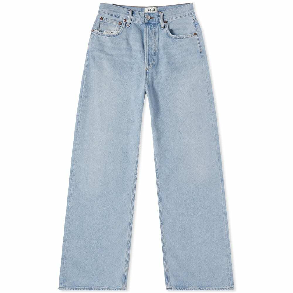 Agolde Women's Low Slung Baggy Jean in Shake Pale Vintage Indigo AGOLDE