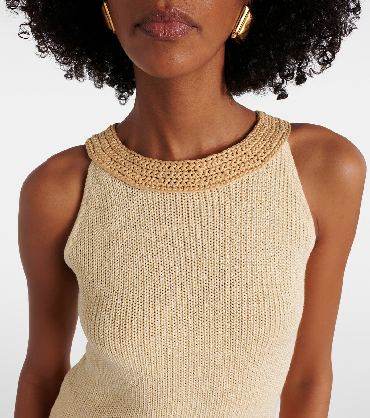 Xu Zhi Knitted midi dress