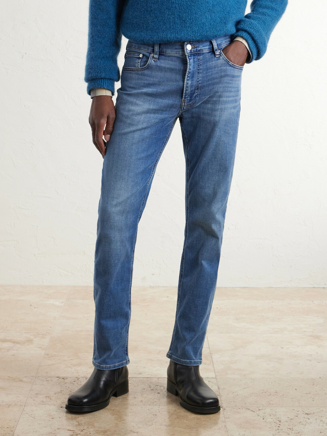 FRAME - Modern Straight-Leg Jeans - Blue