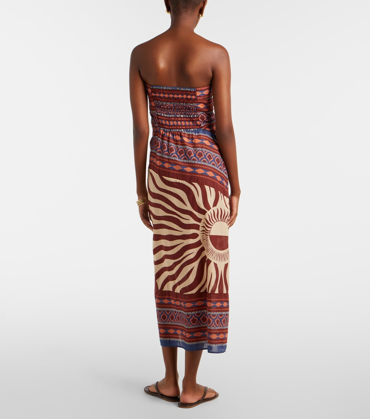 Johanna Ortiz Printed wrap dress