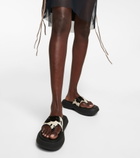Acne Studios - Berry Flip leather thong sandals