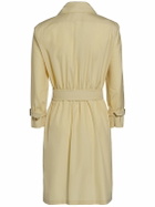 MAX MARA - Saio Belted Cotton Poplin Midi Dress