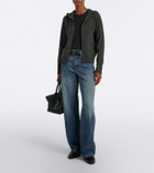 Max Mara Cashmere zip-up hoodie