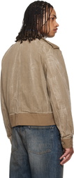 OUR LEGACY Khaki Battle Denim Jacket